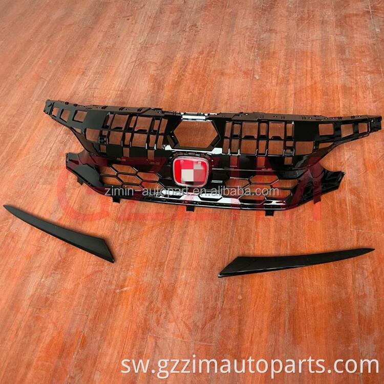 Gari Front Grill Auto Front Grille Front Bumper Grille kwa Civic 2021+